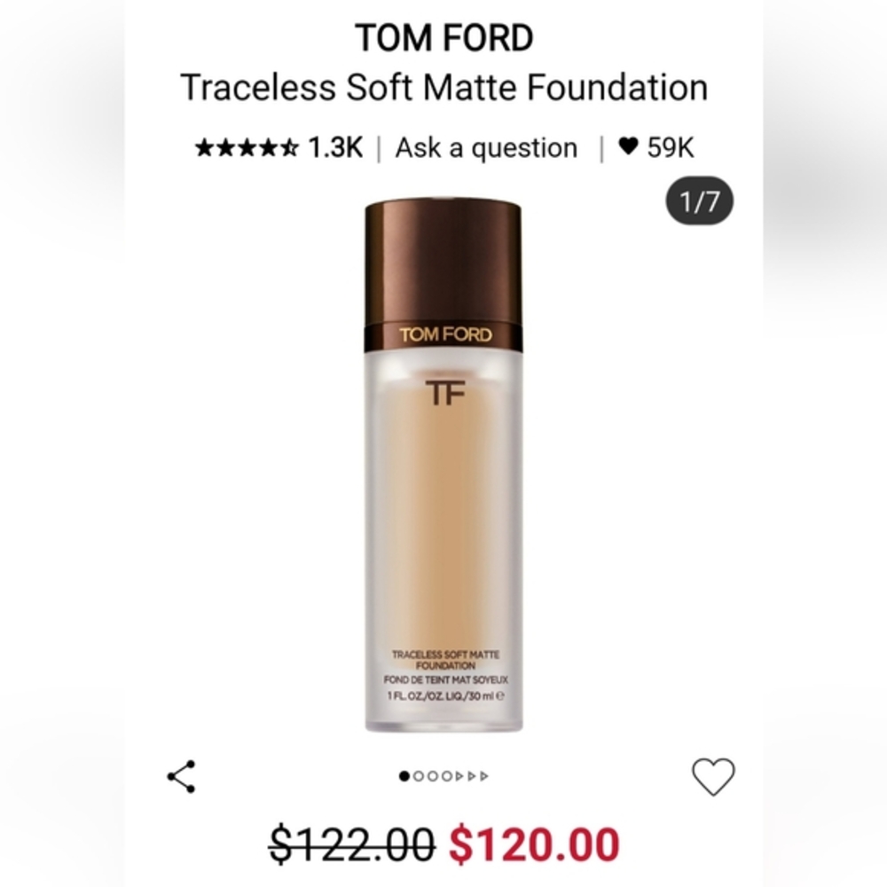 TOM FORDTraceless Soft Matte Foundation